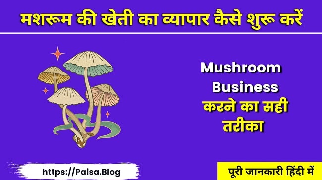 मशरूम की खेती का व्यापार कैसे शुरू करें (Mushroom Farming Business In Hindi)